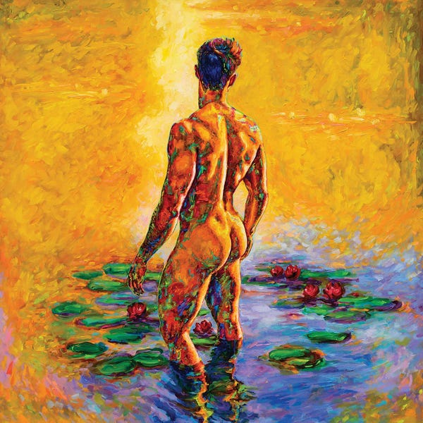 LGBTQ+ Artists: Yellow Pond by Oleksandr Balbyshev