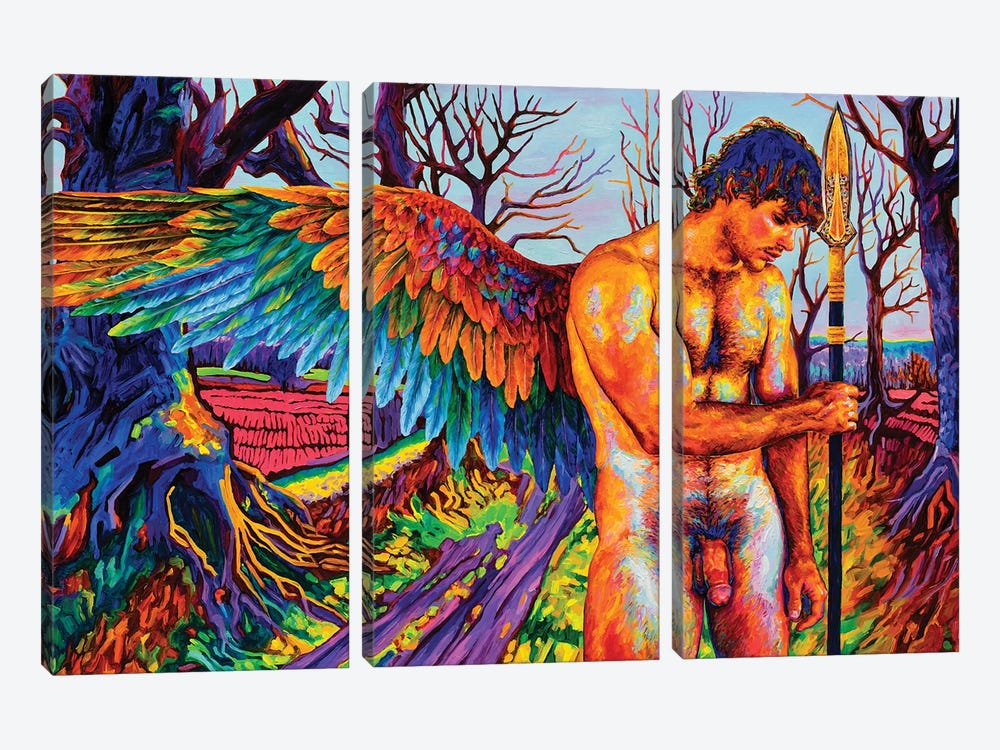 Pride Angel by Oleksandr Balbyshev 3-piece Canvas Artwork