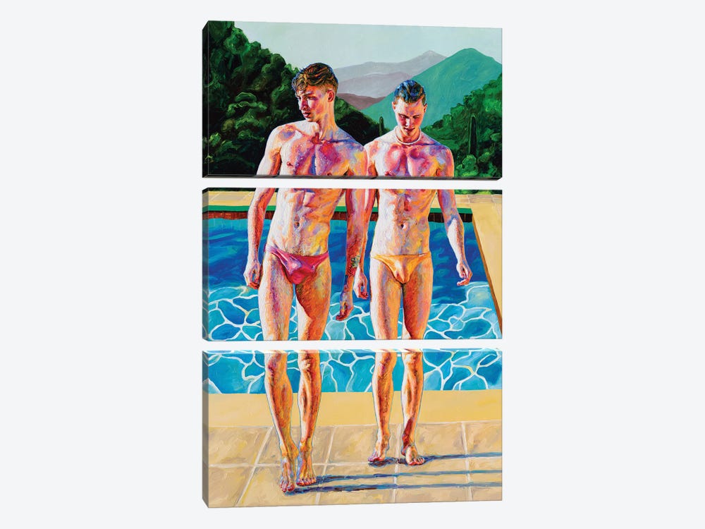 Twins (2024) by Oleksandr Balbyshev 3-piece Canvas Print
