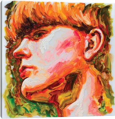 Face Study IV Canvas Art Print - Oleksandr Balbyshev