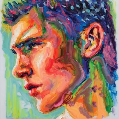 Face Study V by Oleksandr Balbyshev canvas print