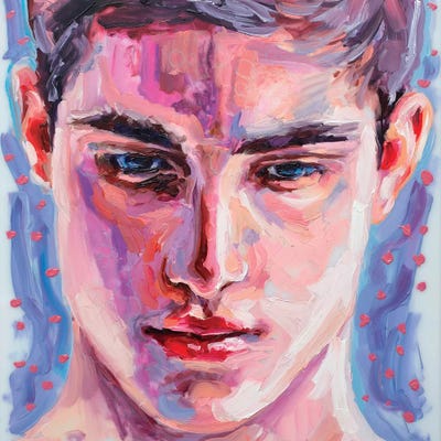 Face Study VII by Oleksandr Balbyshev acrylic art print