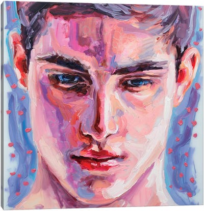 Face Study VII Canvas Art Print - Oleksandr Balbyshev