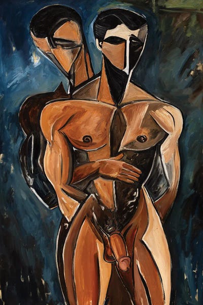 LGBTQ+ Artists: Lovers by Oleksandr Balbyshev