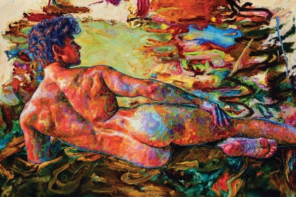 Male Nudes: The Reclining Nude by Oleksandr Balbyshev