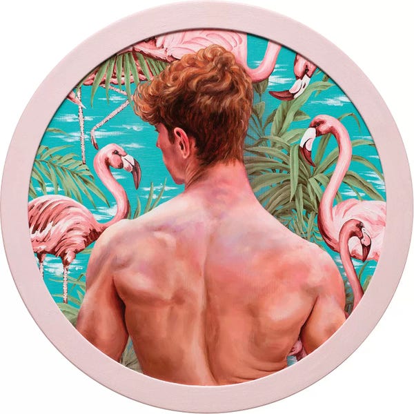 Flamingos: Flamingo Boy by Oleksandr Balbyshev