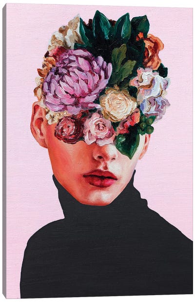 Flower Face I Canvas Art Print - Oleksandr Balbyshev