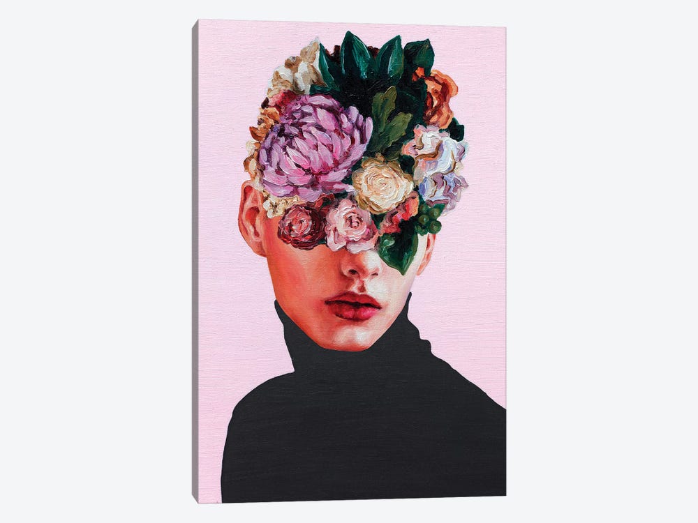 Flower Face I 1-piece Canvas Print