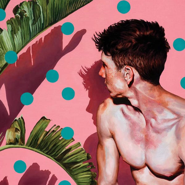 Preppy Pop Art: Freckled Guy by Oleksandr Balbyshev