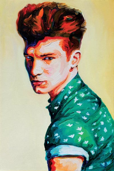 Fashion Lover: Guy In A Green Shirt by Oleksandr Balbyshev