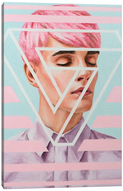 Penrose Triangle Canvas Art Print - Oleksandr Balbyshev