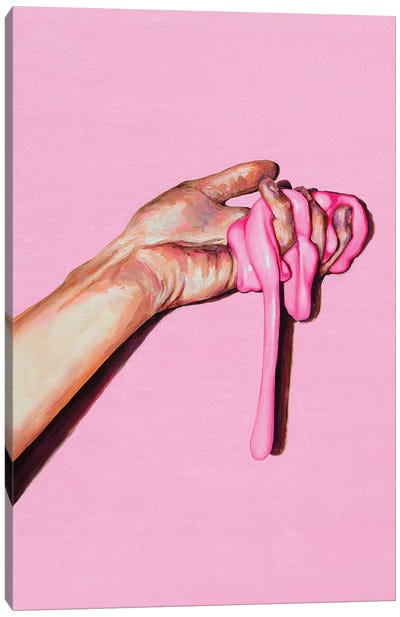 Pink Substance Canvas Art Print - Oleksandr Balbyshev
