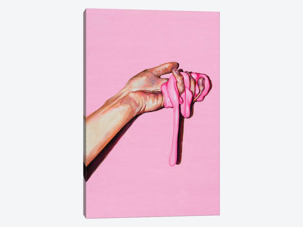 Pink Substance by Oleksandr Balbyshev 1-piece Canvas Print