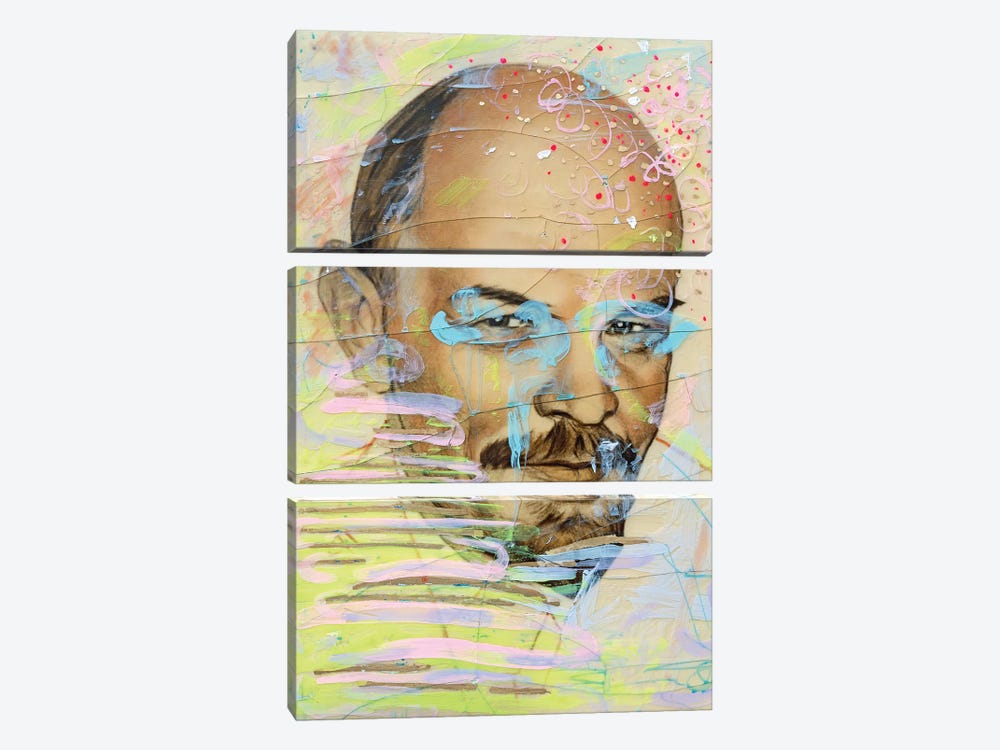 Sly Lenin by Oleksandr Balbyshev 3-piece Canvas Art