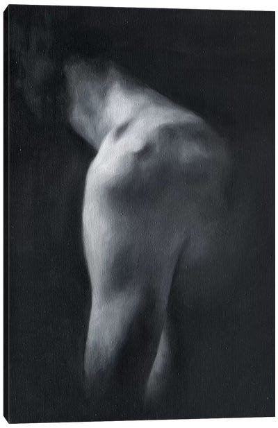 Black & White Torso Canvas Art Print - Oleksandr Balbyshev