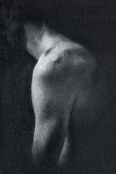 LGBTQ+ Artists: Black & White Torso by Oleksandr Balbyshev