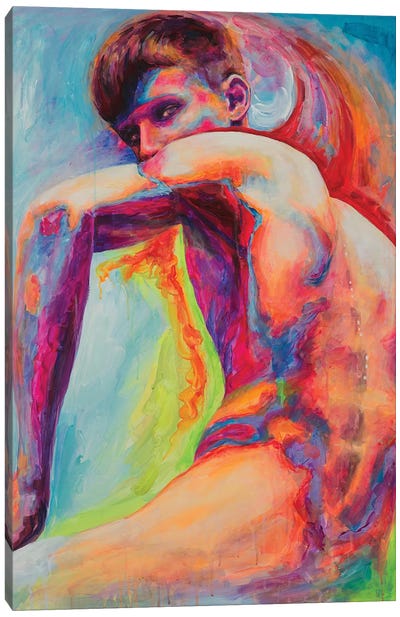 The Demonic Look Canvas Art Print - Oleksandr Balbyshev