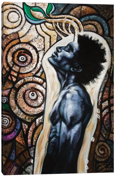The Seed Canvas Art Print - Afrofuturism