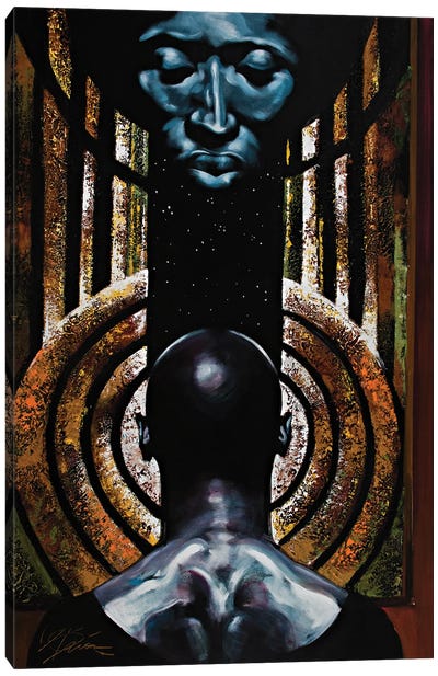 The Awakening Canvas Art Print - Afrofuturism