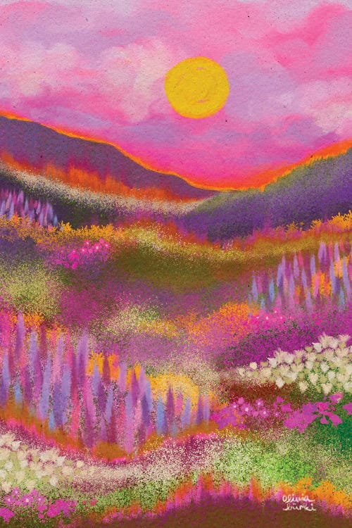 Flower Meadow by Olivia Bürki wall art