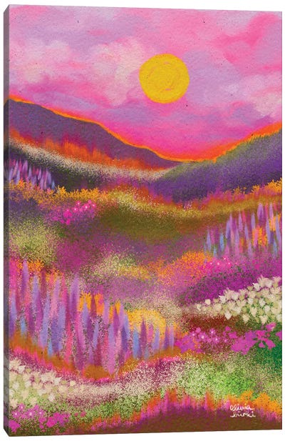 Flower Meadow Canvas Art Print - Olivia Bürki