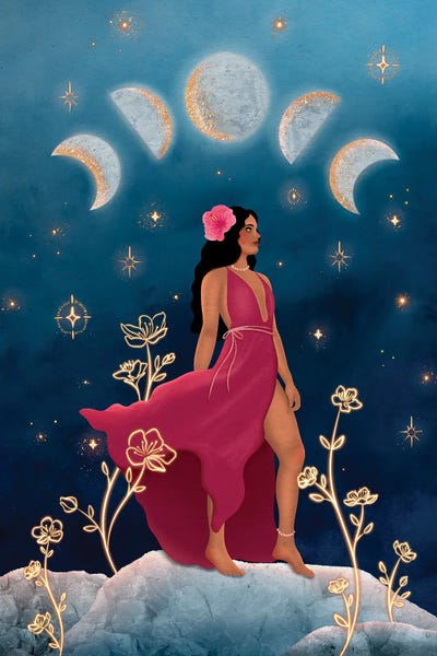 Divine Woman by Olivia Bürki canvas print