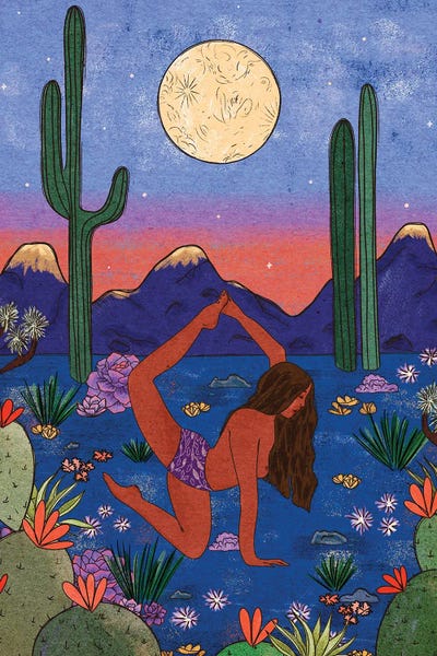 Yoga: Desert Yoga by Olivia Bürki