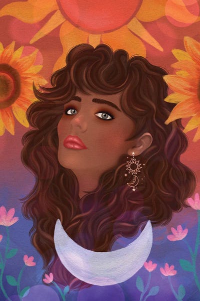Fine Art Print: As Above So Below by Olivia Bürki