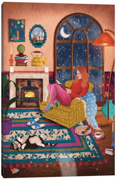 Wintery Coziness Canvas Art Print - Olivia Bürki