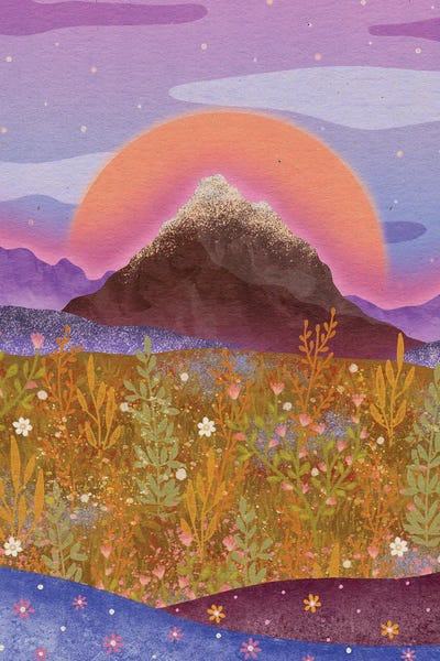 Flower Alp by Olivia Bürki multi panel art