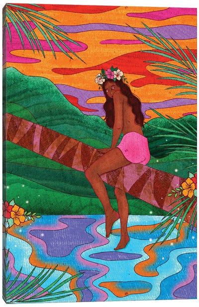 Hawaiian Dreams Canvas Art Print - Olivia Bürki