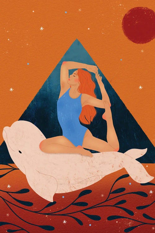 Beluga Girl by Olivia Bürki wall art
