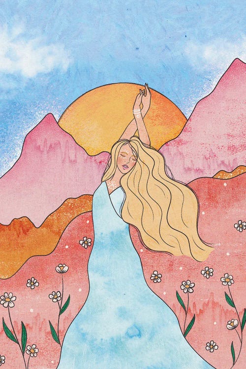 Air Goddess by Olivia Bürki wall art