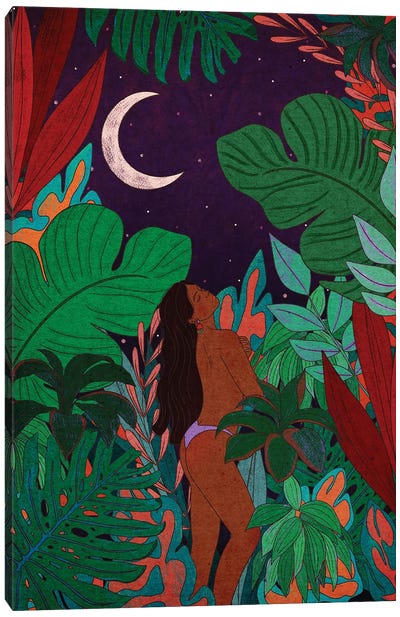 Jungle Beauty Canvas Art Print - Olivia Bürki