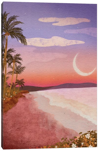 Palm Beach Canvas Art Print - Daydream Destinations