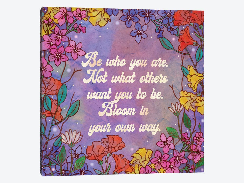 Bloom In Your Own Way by Olivia Bürki 1-piece Art Print