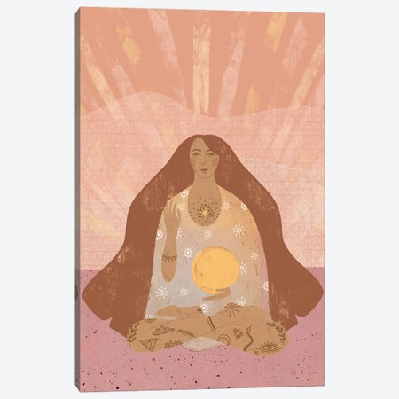 Sun Goddess Canvas Print #OBK40} by Olivia Bürki Canvas Art