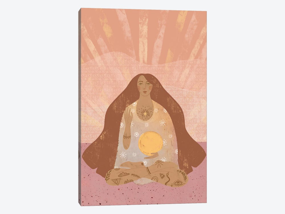Sun Goddess by Olivia Bürki 1-piece Canvas Art Print