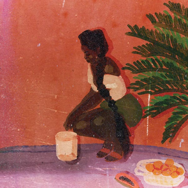 Women's Tops: Tropical Beauty by Olivia Bürki