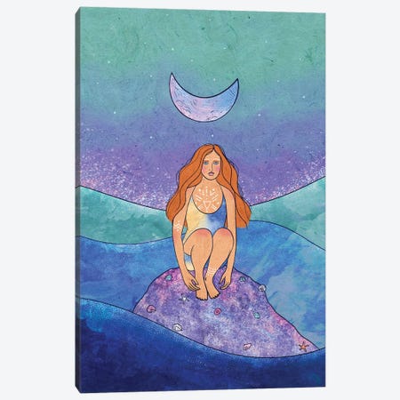 Water Goddess Canvas Print #OBK46} by Olivia Bürki Canvas Print