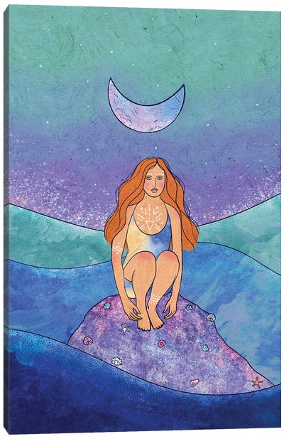 Water Goddess Canvas Art Print - Olivia Bürki