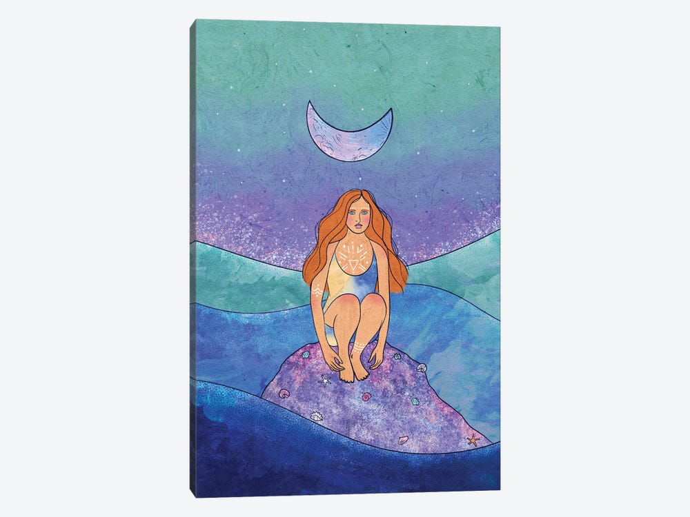 Water Goddess by Olivia Bürki 1-piece Canvas Print
