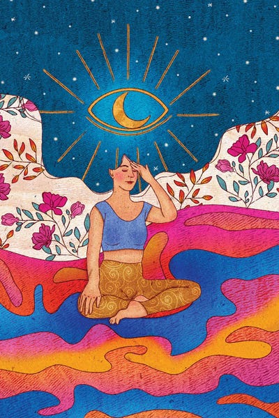 Psychedelic: Woman With Vision by Olivia Bürki