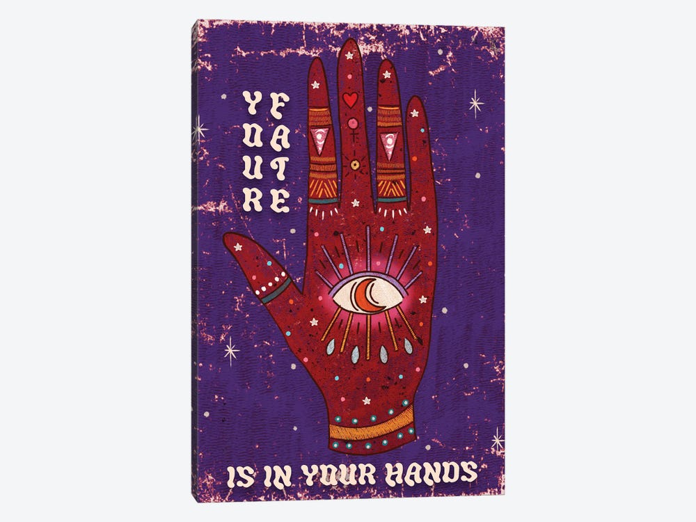 Your Fate Is In Your Hands by Olivia Bürki 1-piece Canvas Wall Art