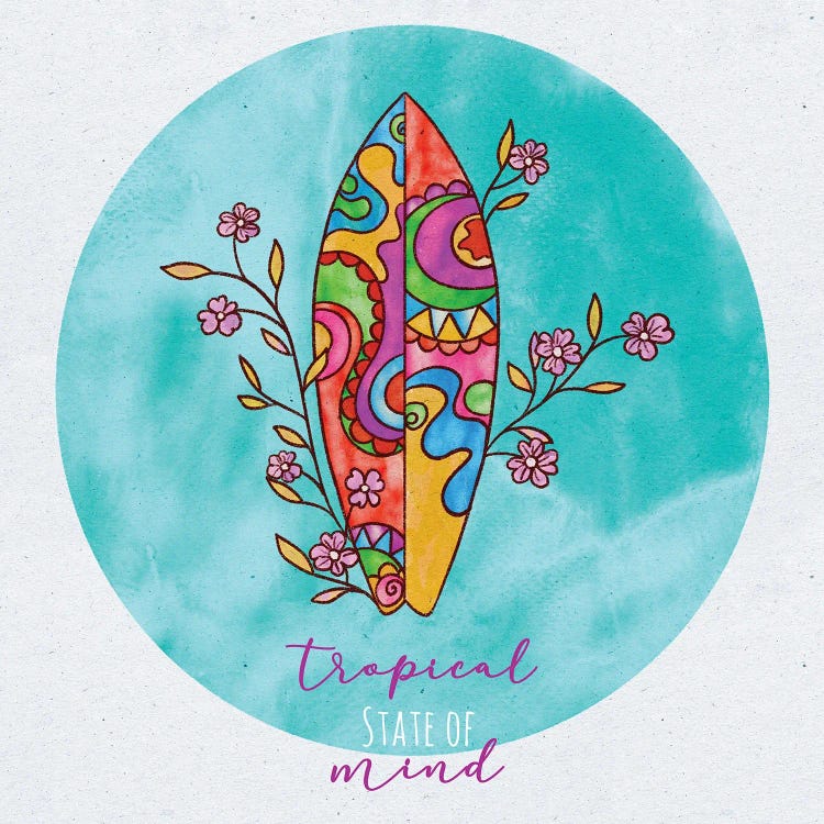 Tropical State Of Mind by Olivia Bürki wall art