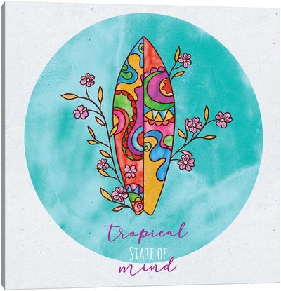 Tropical State Of Mind Canvas Art Print - Olivia Bürki