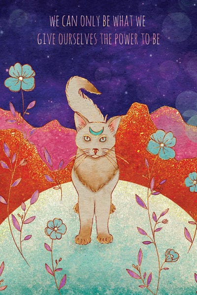 Power by Olivia Bürki framed canvas print