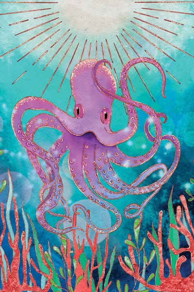 Kids Ocean Life Art: Octopus Magic by Olivia Bürki