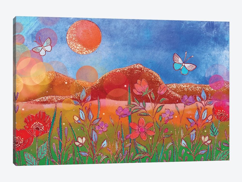 Magical Flower Meadow by Olivia Bürki 1-piece Art Print