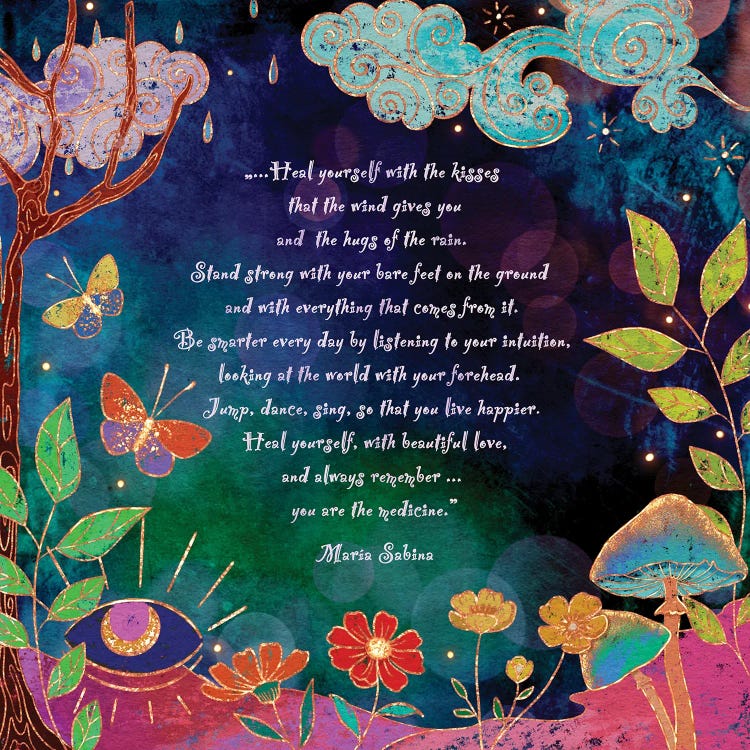 Poem Of María Sabina Part II by Olivia Bürki wall art